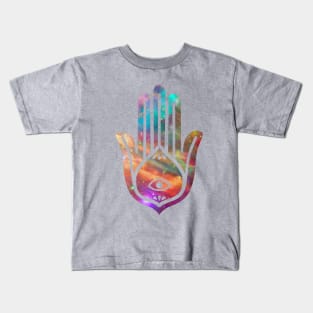 Galactic Hamsa Kids T-Shirt